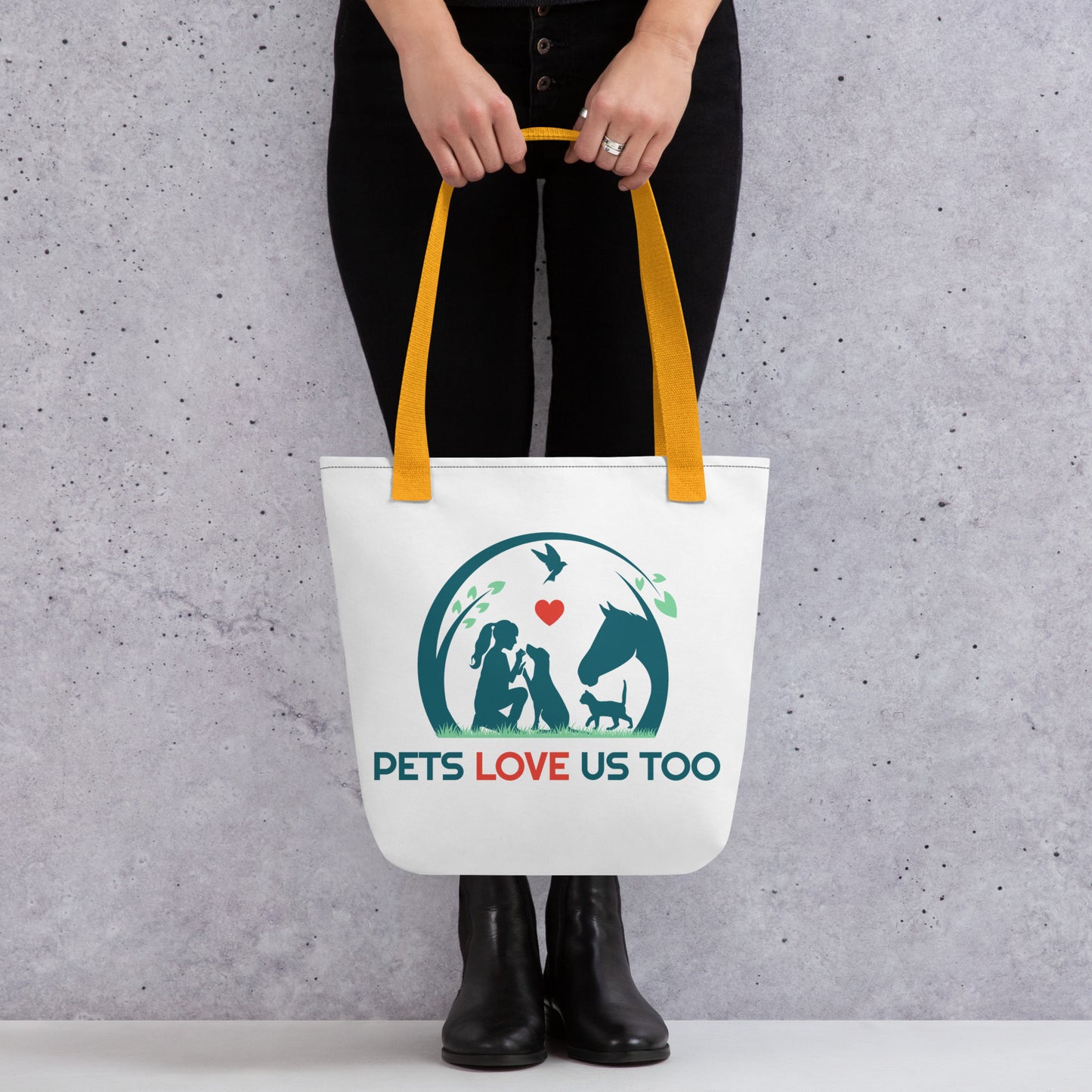 Pets Love Us Too® Tote bag