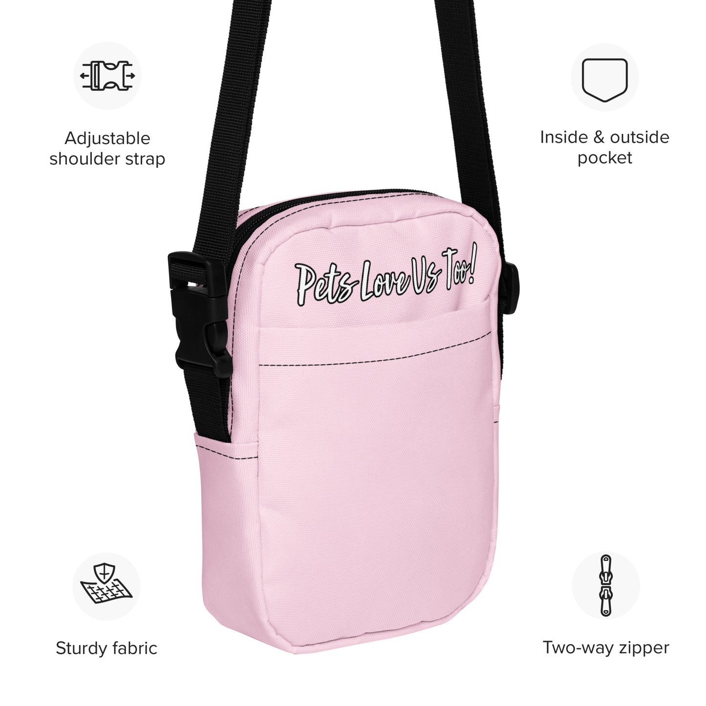Pets Love Us Too® Crossbody Bag