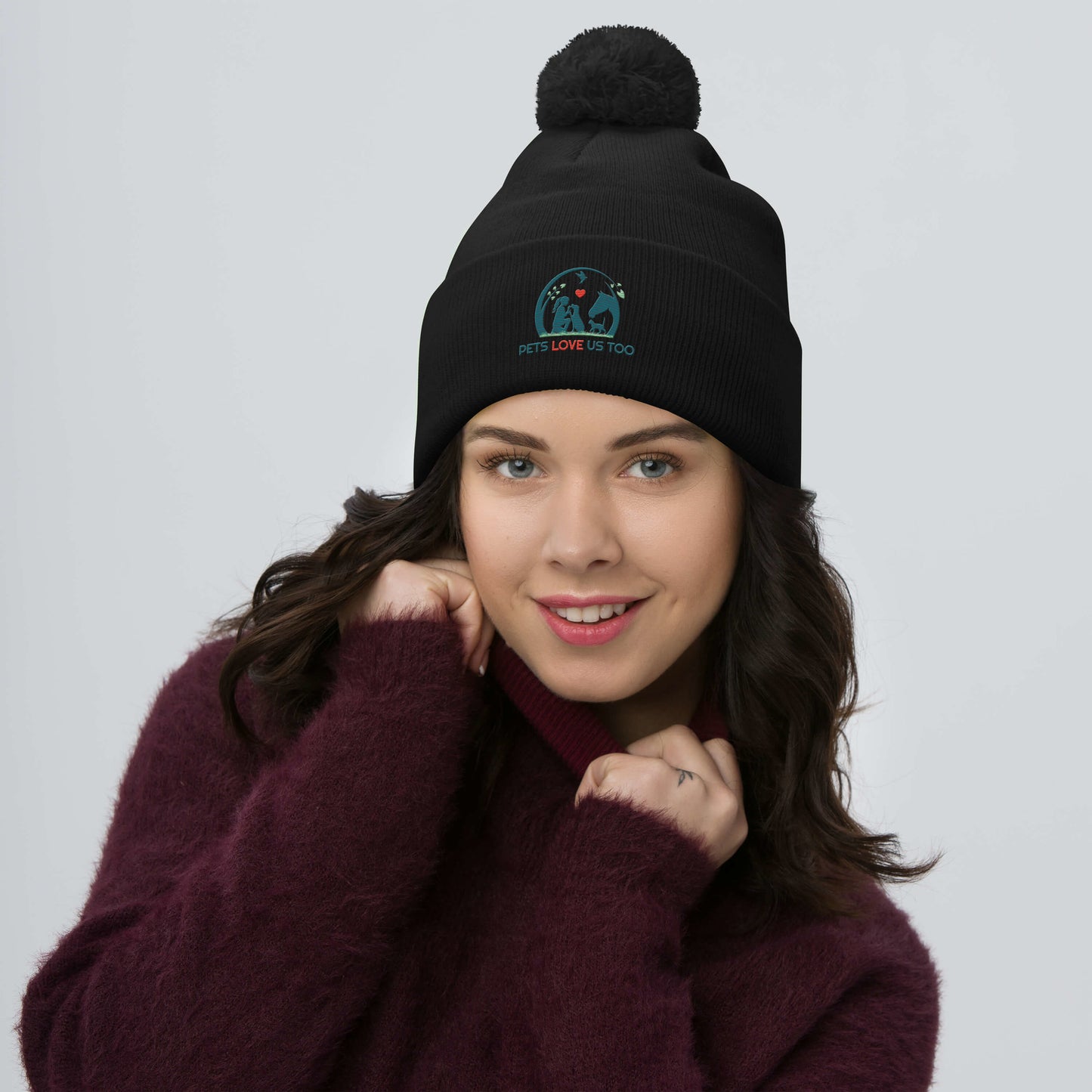 Pets love Us Too® Pom-Pom Beanie