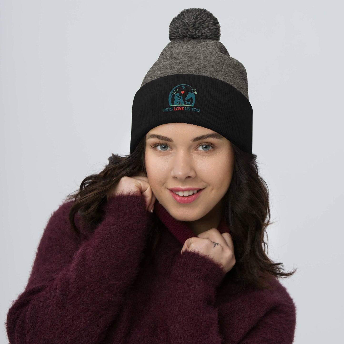 Pets love Us Too® Pom-Pom Beanie