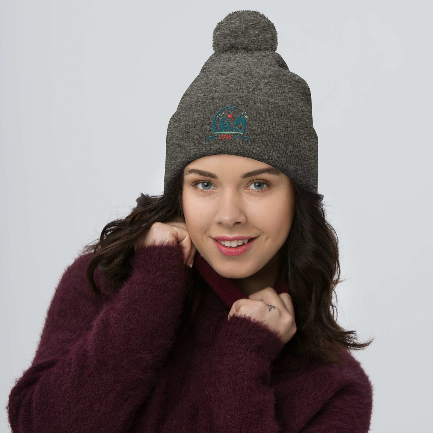 Pets love Us Too® Pom-Pom Beanie