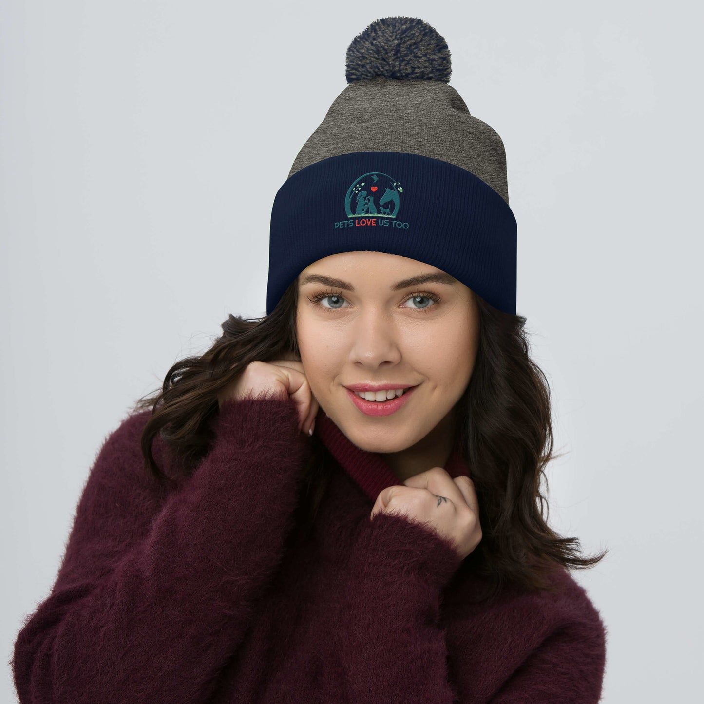 Pets love Us Too® Pom-Pom Beanie