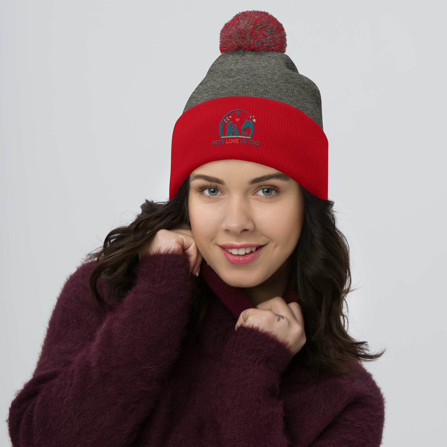Pets love Us Too® Pom-Pom Beanie