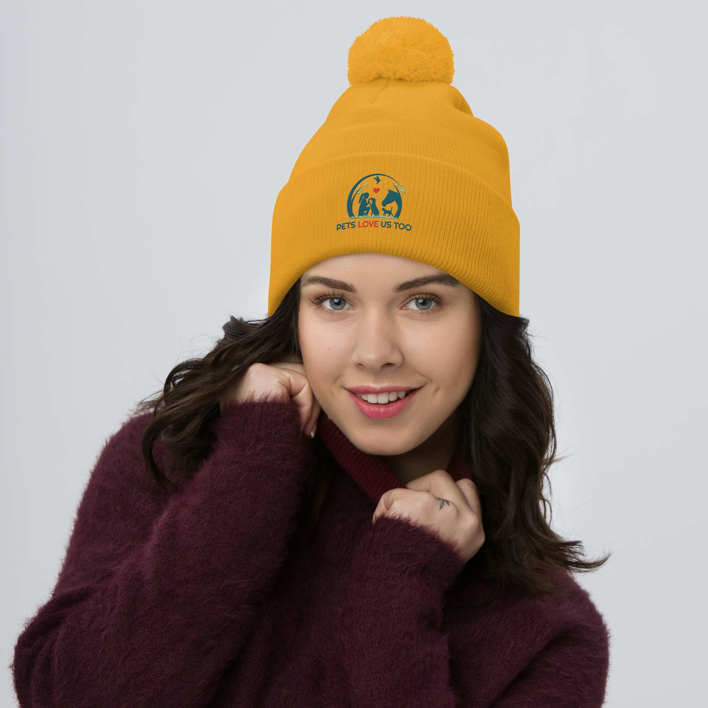 Pets love Us Too® Pom-Pom Beanie