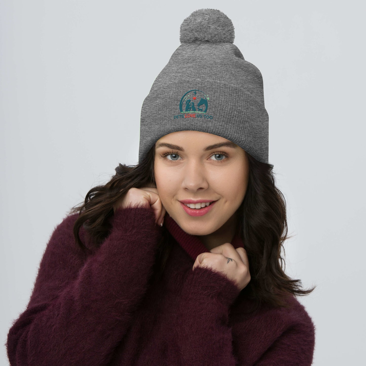 Pets love Us Too® Pom-Pom Beanie