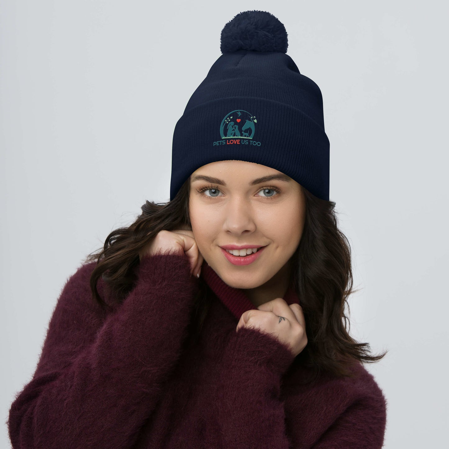 Pets love Us Too® Pom-Pom Beanie