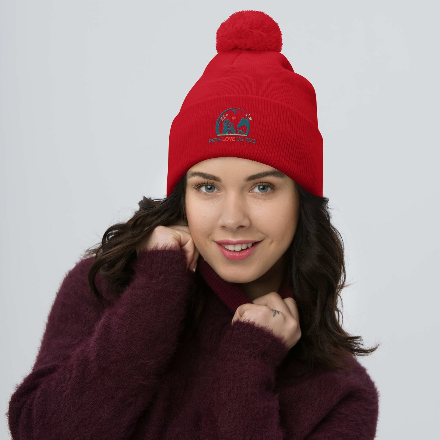 Pets love Us Too® Pom-Pom Beanie